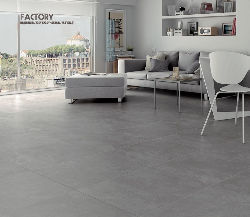Boden und wandfliesen. terrasse factory grau 56.5x56.5 cm ...