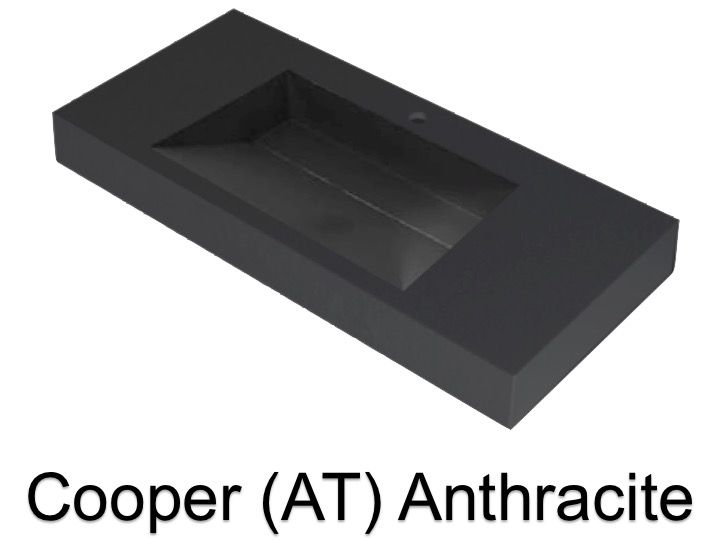 Waschbecken Largeur 60 - Waschbecken Breite 60 cm , Kunstharz Cooper