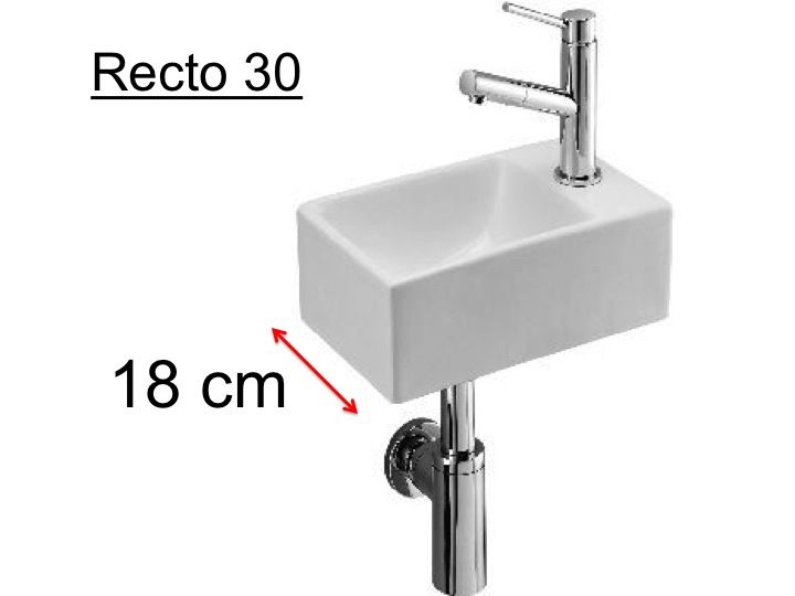 Badmöbel Waschbecken Handwaschbecken LaveMains ~ Badmöbel Waschbecken Handwaschbecken LaveMains ~ Waschbeckentiefe