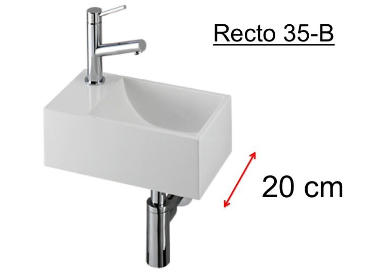Waschbeckentiefe = badmöbel waschbecken handwaschbecken lavemains Waschbeckentiefe = badmöbel waschbecken handwaschbecken lavemains