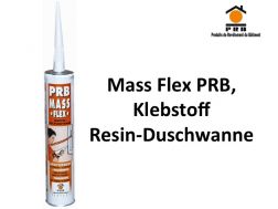 Mass MS PRB-Kartusche - Versiegelungs- und Versiegelungskleber für Duschwannen.