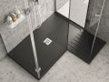 Kundenspezifische Duschwanne mit Trockenbereich - DRYING ZONE XL
