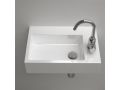 Waschtisch, 29 x 43 cm, Ablage rechts - FLUSH 2 PLUS