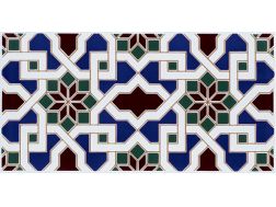 ALHAMBRA 14x28 cm - Wandfliese im orientalischen Stil.