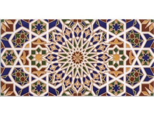 HISPALIS 15x30 cm- Wandfliese im orientalischen Stil.