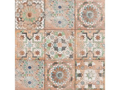 SFORZA 20x20 cm- Wandfliese im orientalischen Stil.