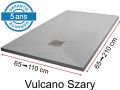 Mineralharz-Duschwannen, individuelle Anfertigung, Steineffekt, rutschfest - VULCANO beige