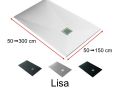 Duschwannen, sehr gro, glatte Oberflche - LISA