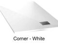 Duschwanne mit Auslass im linken Winkel - CORNER links