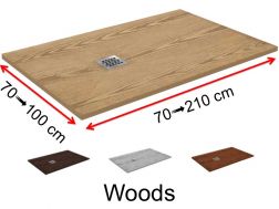 Duschwannen in Holzoptik - WOOD