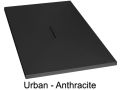 Design-Duschwanne mit zentralem Ablauf - URBAN