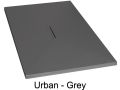 Design-Duschwanne mit zentralem Ablauf - URBAN