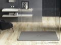 Duschwanne mit Harzablaufabdeckung - VULCANO COVER 100