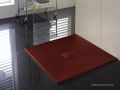 Duschwanne mit Harzablaufabdeckung - VULCANO COVER 100
