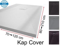 Duschwanne mit Harzablaufabdeckung - KAP CORVER