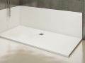 Duschwanne mit seitlichem Abfluss, LEEDS FRONTAL