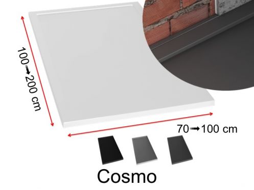 Dachrinnen-Duschwanne mit diskreter Evakuierung - COSMO