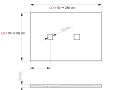 Duschwanne mit Doppelablauf - DOPPELTER ABLAUF ARCHITECT