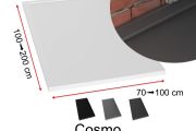 Dachrinnen-Duschwanne mit diskreter Evakuierung - COSMO