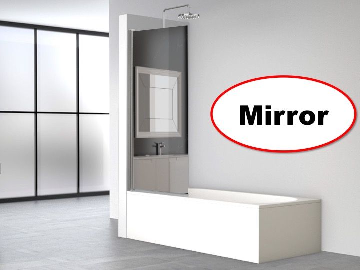 Feste Badwand 80 X 147 Cm 8 Mm Glas Umschaltbar Ov1008