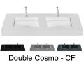 Doppelwaschtischplatte, 120 x 50 cm, Waschbecken Waschbecken - COSMO 50 Double