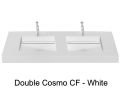 Doppelwaschtischplatte, 120 x 50 cm, Waschbecken Waschbecken - COSMO 50 Double
