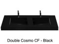 Doppelwaschtischplatte, 120 x 50 cm, Waschbecken Waschbecken - COSMO 50 Double