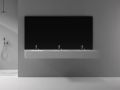 Waschtisch, 200 x 50 cm, Drei Einbauwaschbecken - CONTRACT X3