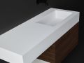 Waschtischplatte, 250 x 50 cm, Einbauwaschbecken - CONTRACT X1