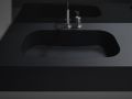 Doppelwaschtischplatte, 140 x 50 cm, hngend oder Tischplatte, aus Mineralharz - VENTO 60 DOUBLE