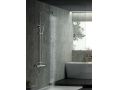 Duschsule, Mischbatterie, rund 20 cm - BILBAO CHROME