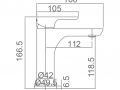 Einhebelmischer, Einhebelmischer, Hhe 167 oder 308 mm - PAMPELUNE CHROME