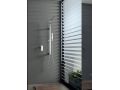 Einbau-Dusche, Mischbatterie und Designknopf - BADALONA CHROME