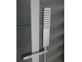 Einbau-Dusche, Mischbatterie und Designknopf - BADALONA CHROME