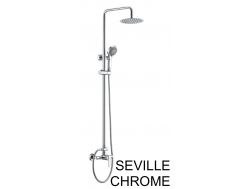 Duschsäule, Mischbatterie, rund 20 cm - SEVILLE CHROME