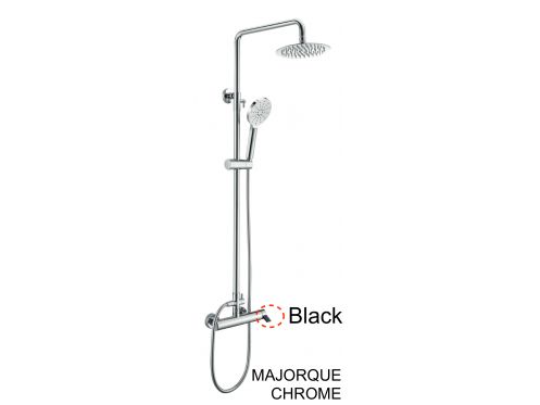 Duschsule, Mischbatterie, rund 20 cm - MAJORQUE CHROME