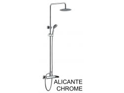 Duschsäule, Einhebelmischer, rund 20 cm - ALICANTE CHROME