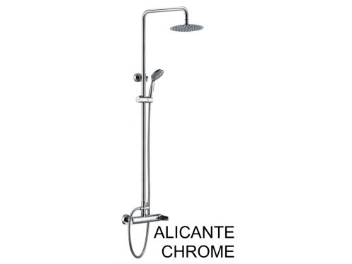 Duschsule, Einhebelmischer, rund 20 cm - ALICANTE CHROME