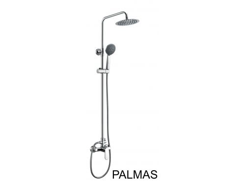 Duschsule, Einhebelmischer, rund 20 cm - PALMAS CHROME