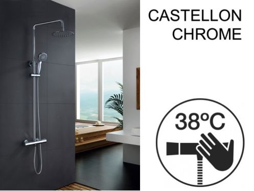 Duschsule, thermostatisch - CASTELLON CHROME