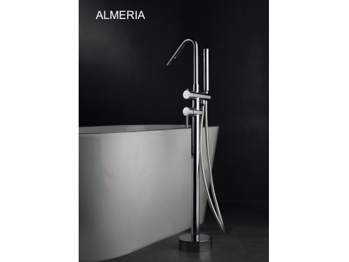 Standarmatur fr Badewanne, Mischbatterie - ALMERIA CHROME