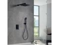 Einbau-Dusch-, Thermostat- und Regenduschkopf 25 x 25 - CADIX BLACK