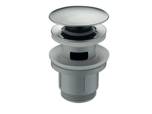 Chrome - Waschtischablauf, Push-up, verchromt, mit berlauf