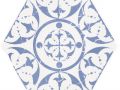MARRAKECH MOSAIC 15x15 cm - Sechseckige Boden- und Wandfliesen im orientalischen Stil, maurisch