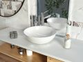 Washbasin � 400 mm, in fine white ceramic - BOL