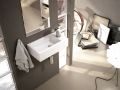 Handwaschbecken, 255 x 455 mm, Keramik, aufgehngt - PICOLO R.