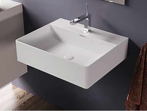 Washbasin 420 x 500 mm, ceramic, wall-hung - SIL