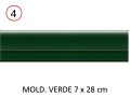 Moldura und Tira 28 cm - Wandfliese im orientalischen Stil.