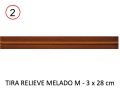 Moldura und Tira 28 cm - Wandfliese im orientalischen Stil.