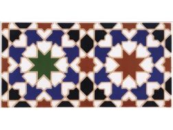 CORDOBA 14x28 cm - Wandfliese im orientalischen Stil.